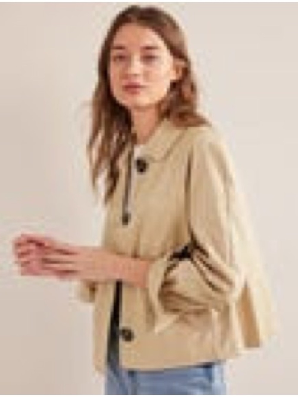 Boden - Short Trench Jacket - Size 8